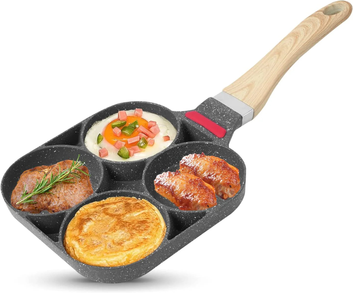 Padella Antiaderente a 4 Spazi