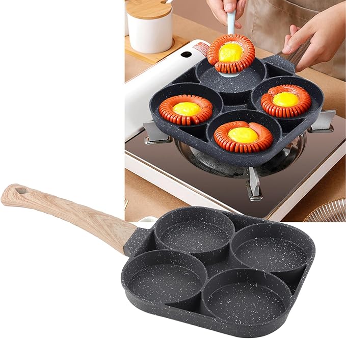 Padella Antiaderente a 4 Spazi