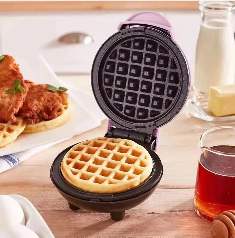 Piastra per Waffle Antiaderente, Cottura Rapida e Facile, Design Compatto 10 cm