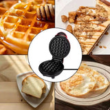 Piastra per Waffle Antiaderente, Cottura Rapida e Facile, Design Compatto 10 cm